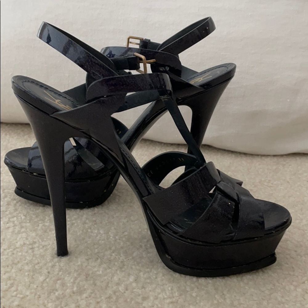 Saint Laurent Platform Sandals - Picture 2 of 5